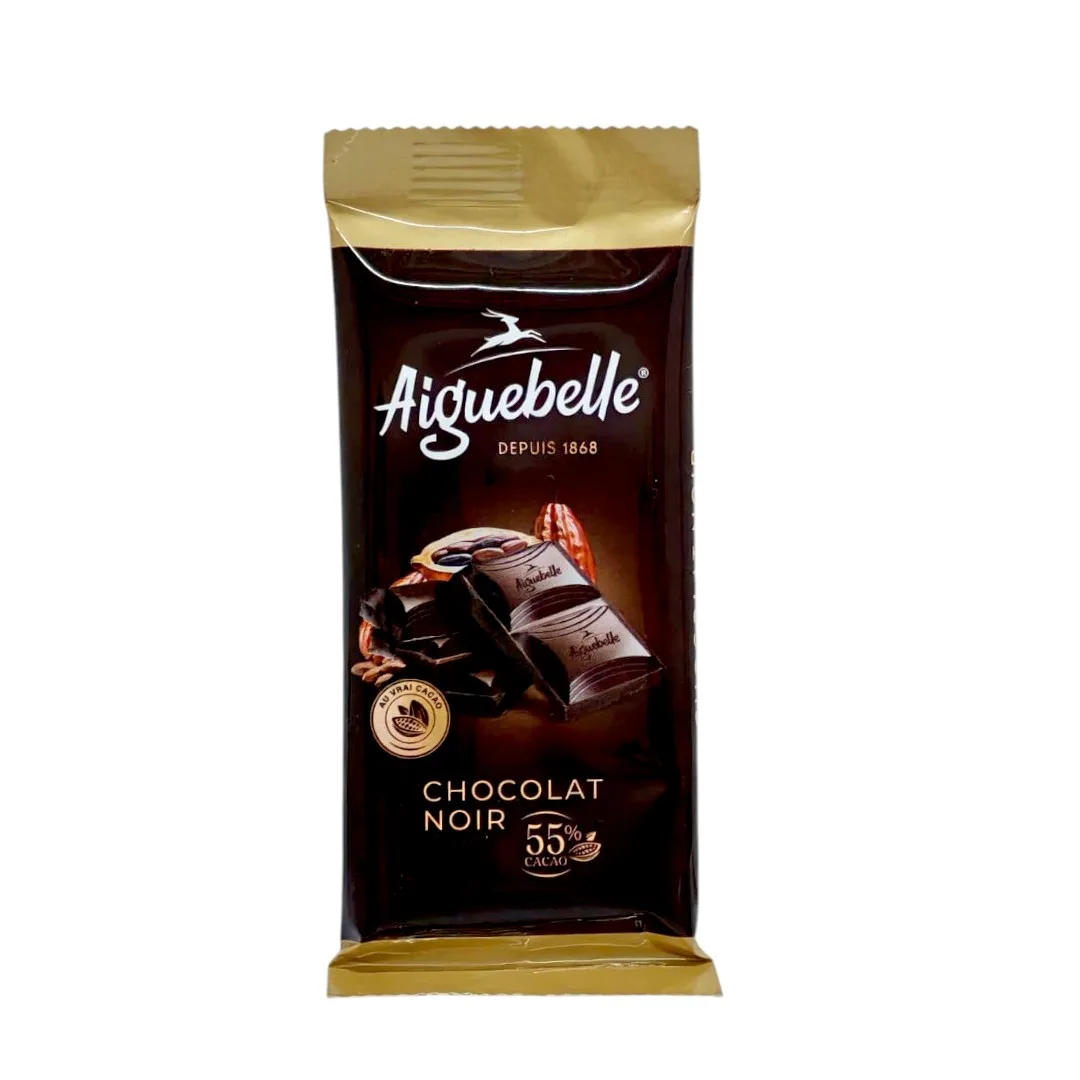 Délice chocolat noir 55% cacao 45g - AIGUEBELLE