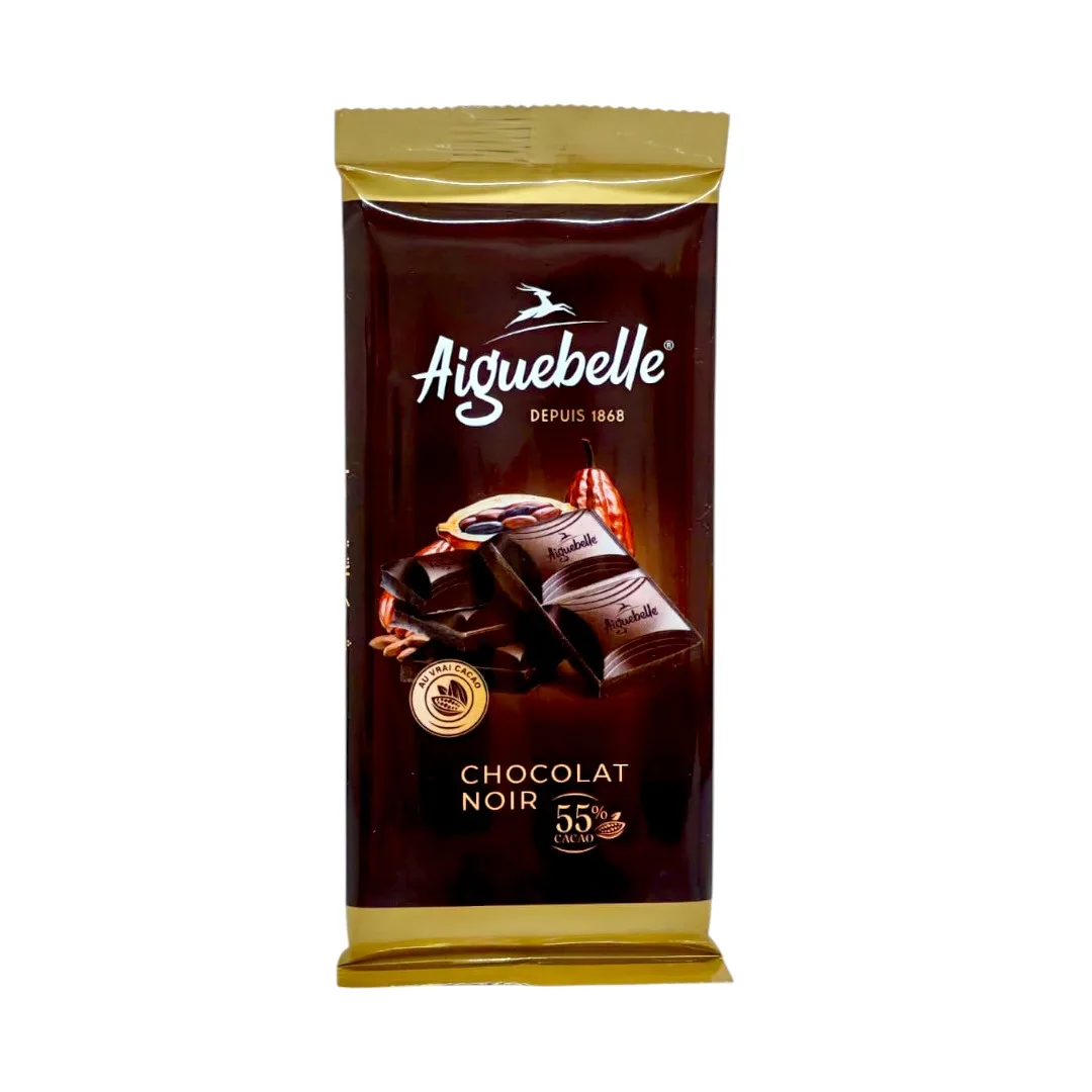 Délice chocolat noir 55% cacao 70g - AIGUEBELLE