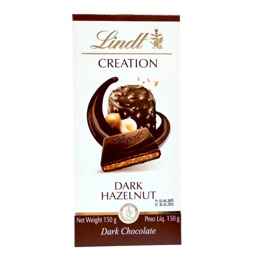 Tablette de chocolat noir Praliné Rocher Création 150g - LINDT