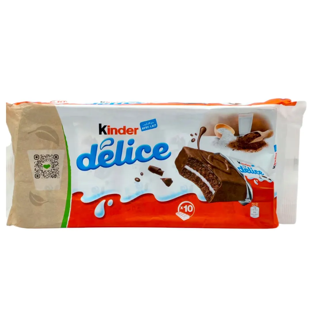 Génoises au chocolat Kinder Délice 10x39g  - KINDER
