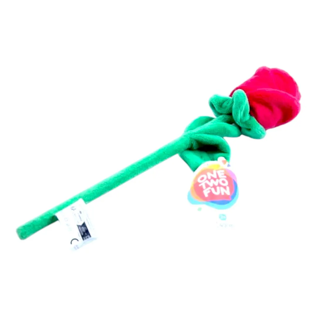 Fleure En Peluche 40Cm Rose AUCHAN