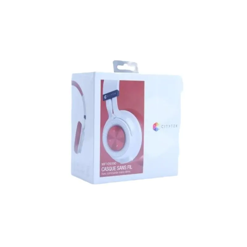 Casque Bth Pliable Noir Mf109390B Citytek CITYTEK