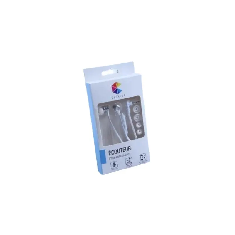 Ecouteur+Micro Jack Mf109374 Citytek CITYTEK