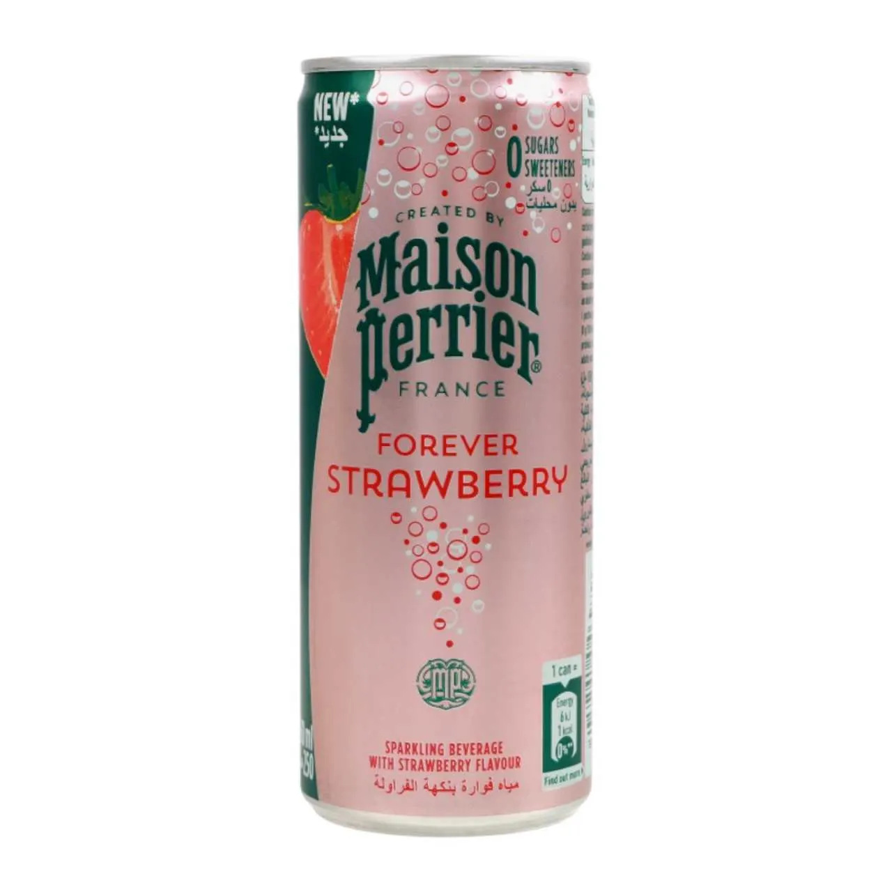 Boisson gazeuse sans sucre Strawberry 250ml - MAISON PERRIER