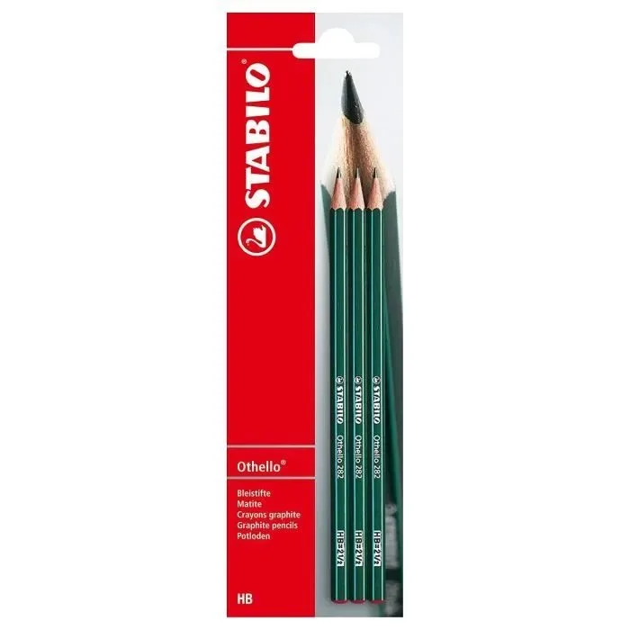3 Crayons Graphites Othello Hb Blist Stabilo STABILO
