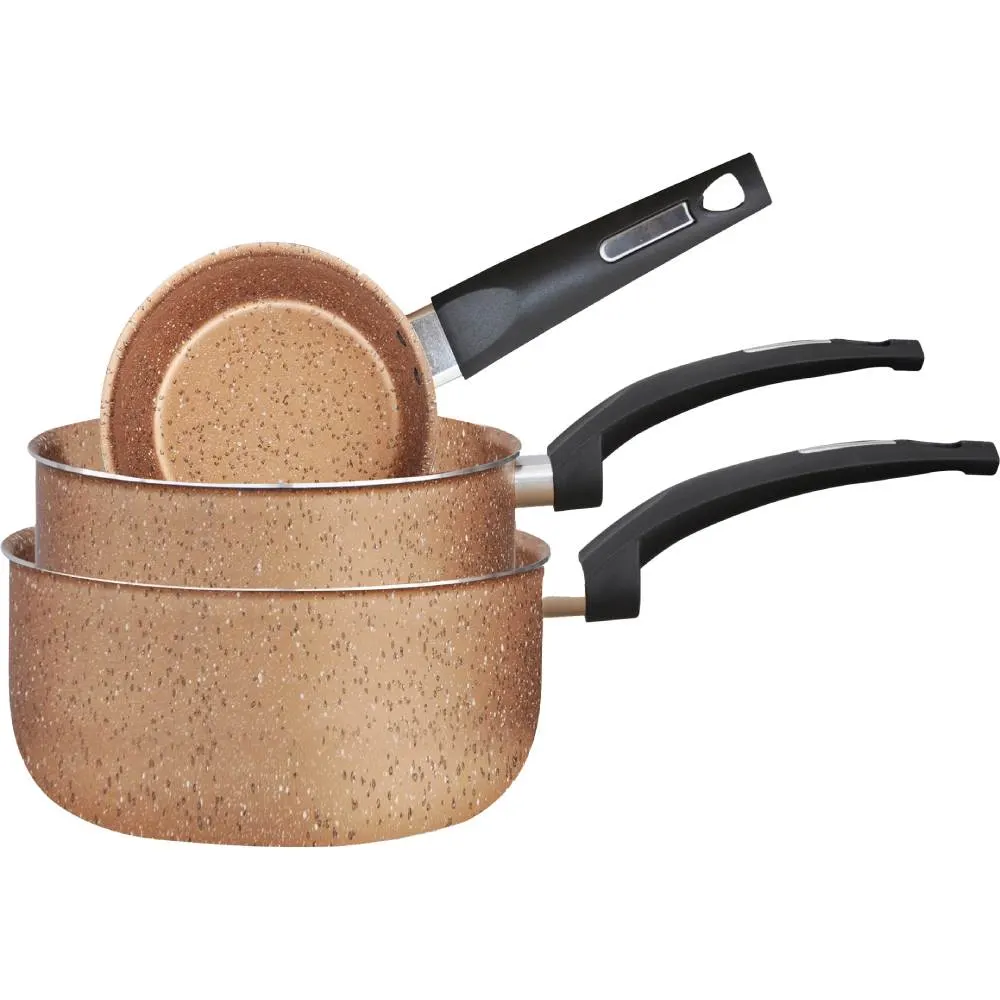 3 casseroles Granita 14cm+ 18cm+ 22cm