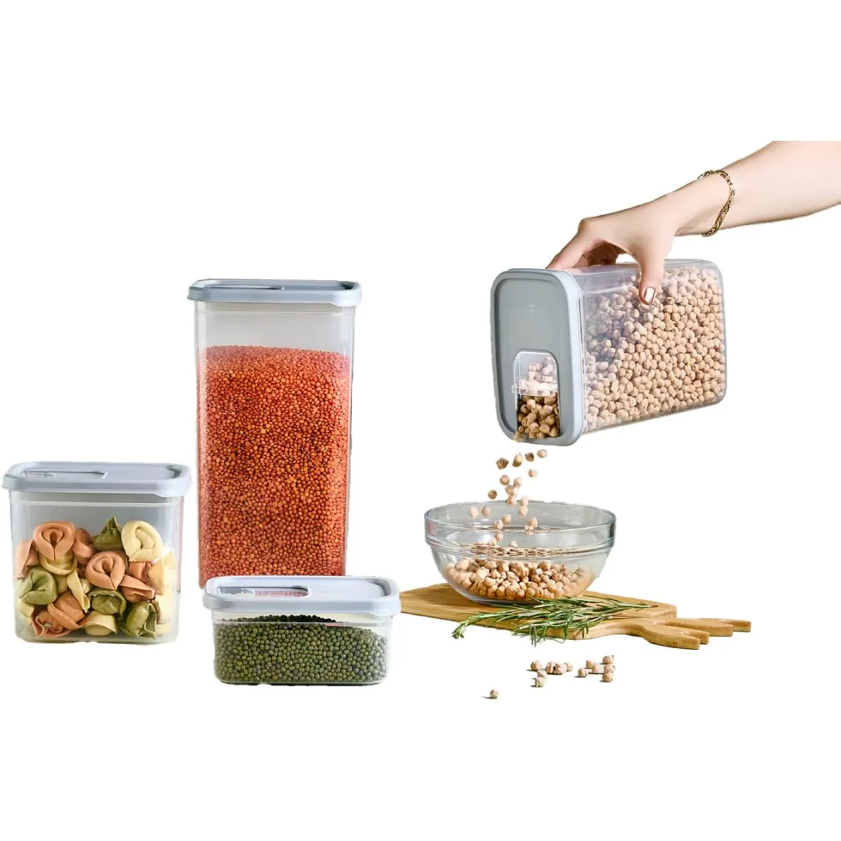 Boîte à céréales EasySlide 830ml - HOBBY LIFE