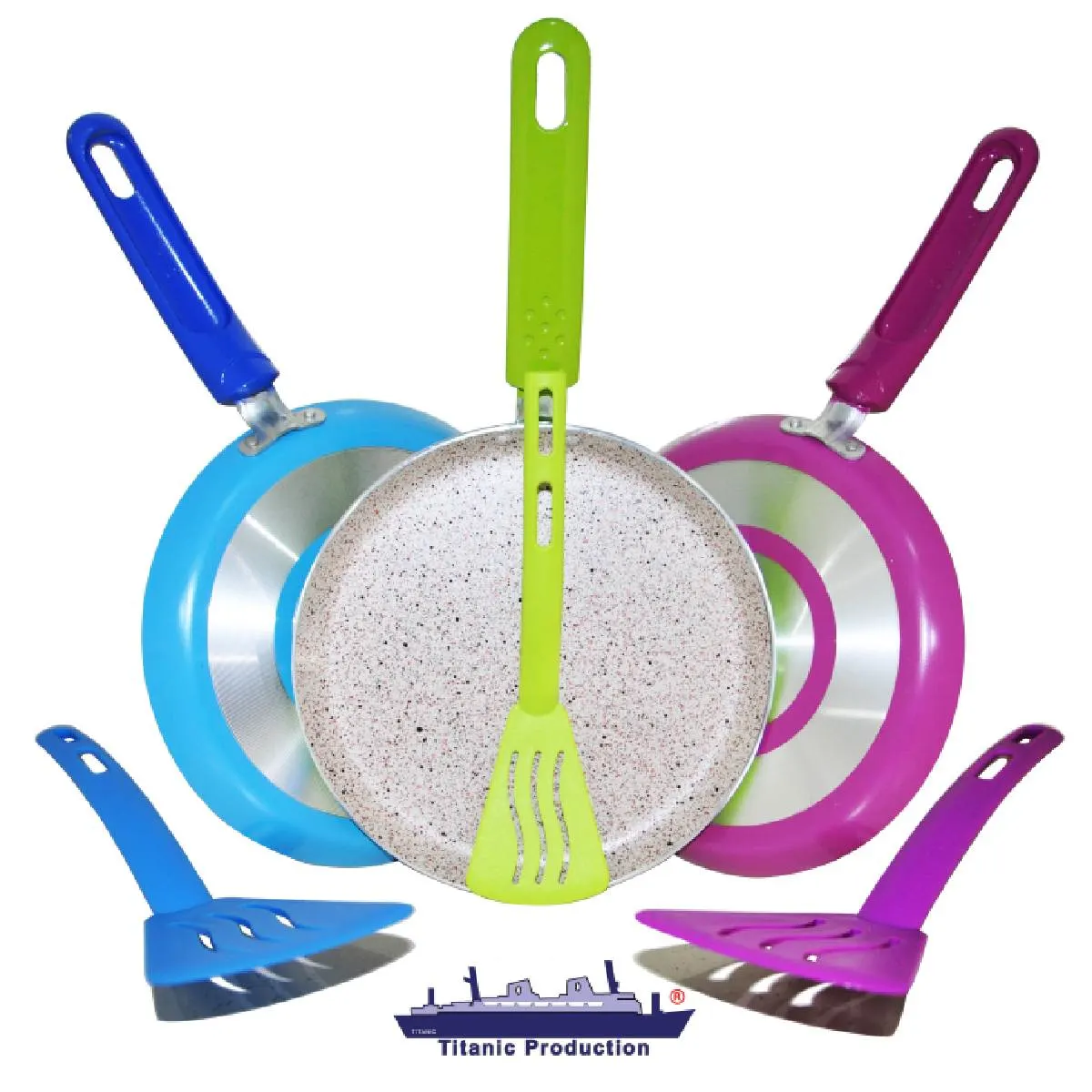 Crêpière en granite Bom Bom 18cm - TITANIC