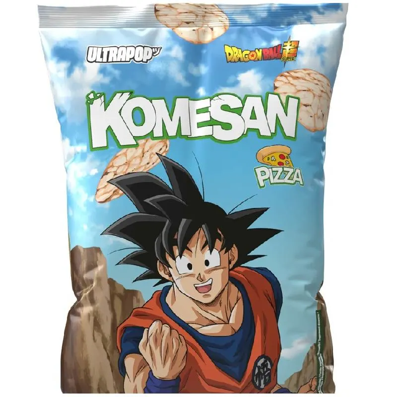 Chips de riz Komesan saveur pizza Goku 60g - ULTRA POP