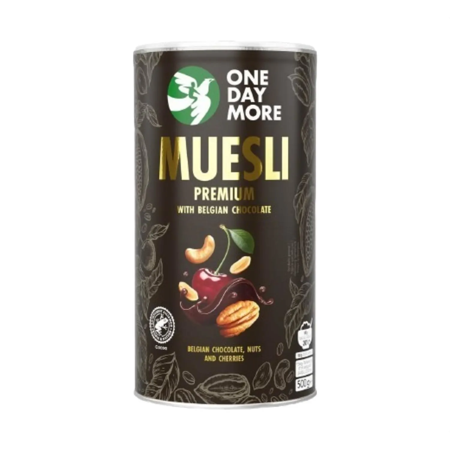 Muesli Premium au chocolat belge 500g - ONE DAY MORE