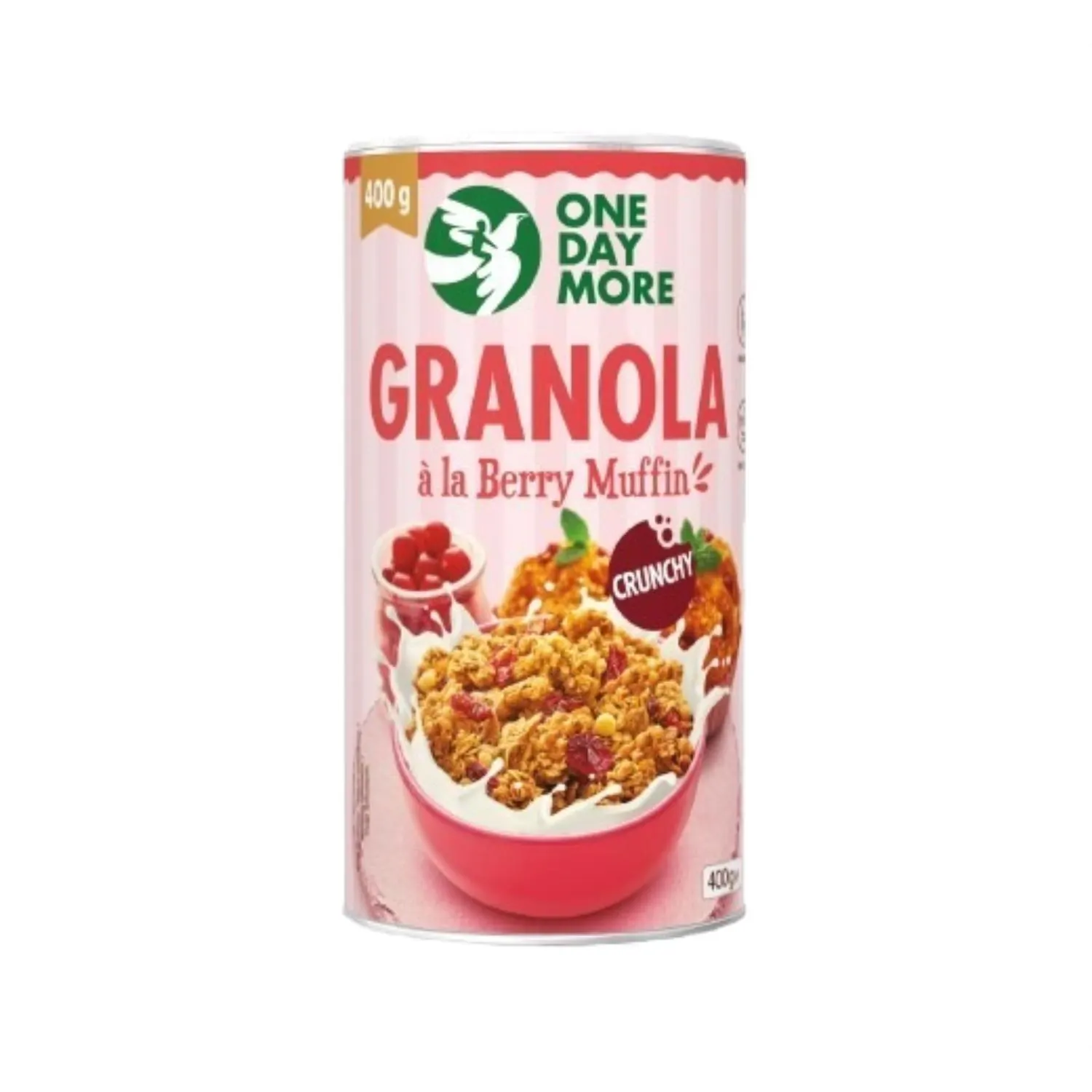 Granola muffin aux baies 400g - ONE DAY MORE