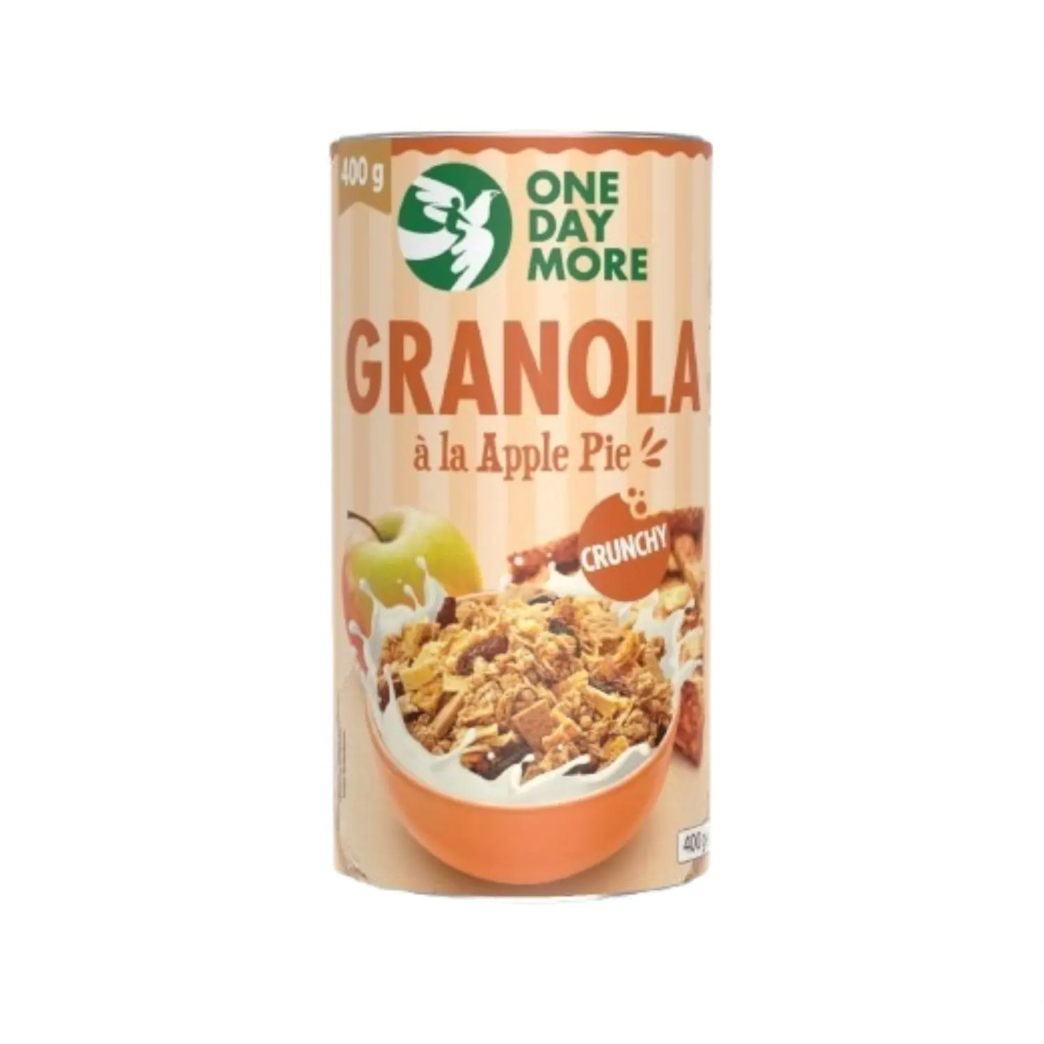 Granola tarte aux pommes 400g - ONE DAY MORE