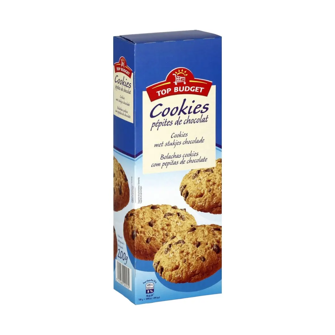 Intermarché – Cookies aux pépites de chocolat 200g – TOP BUDGET