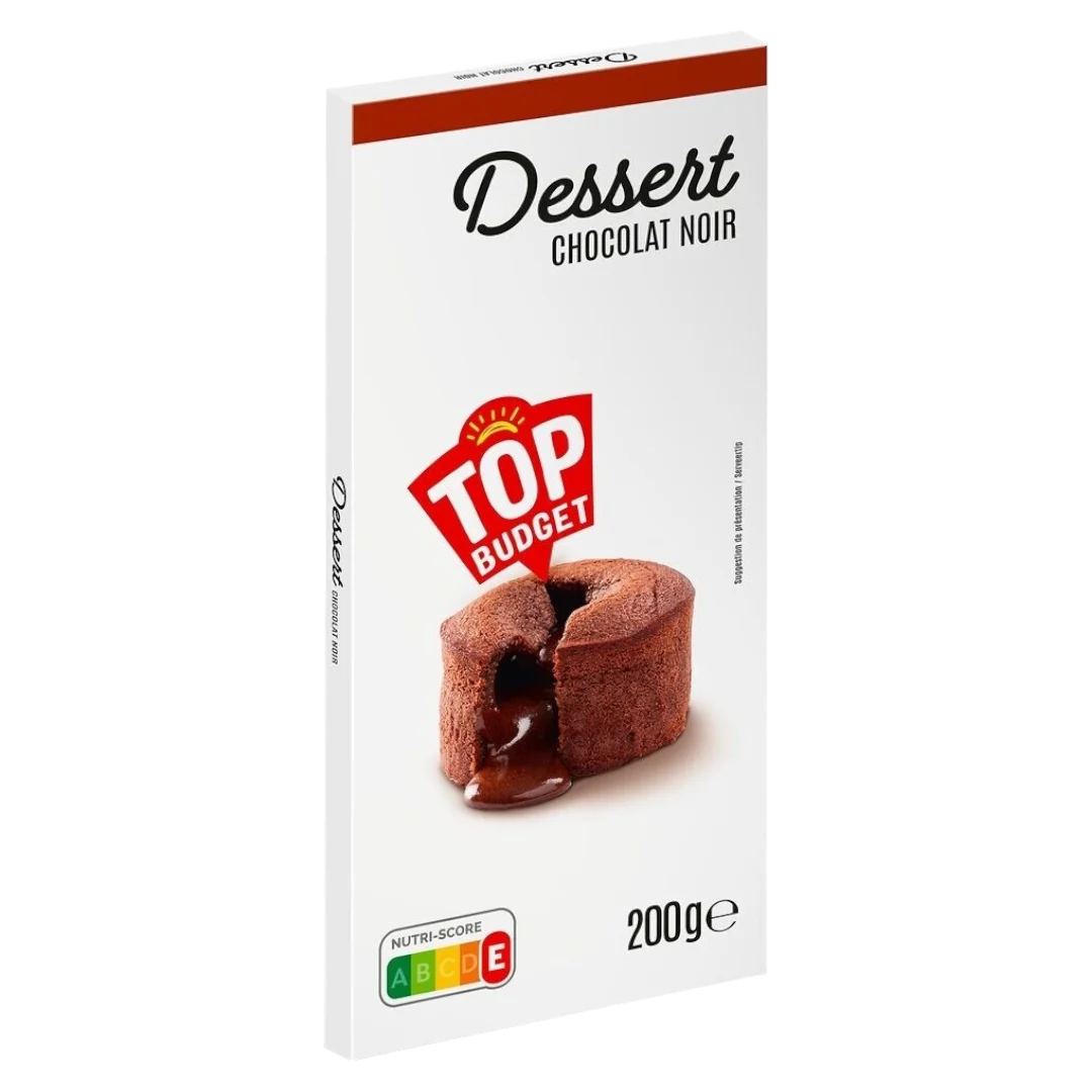 Intermarché – Chocolat à pâtisser 200g – TOP BUDGET