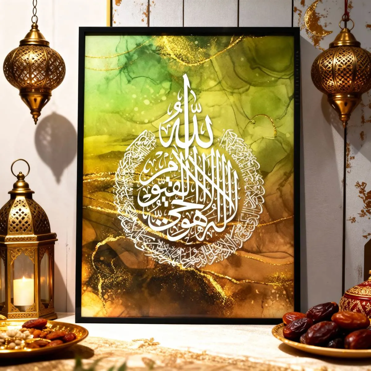 Cadre sur toile islamique 50x70cm