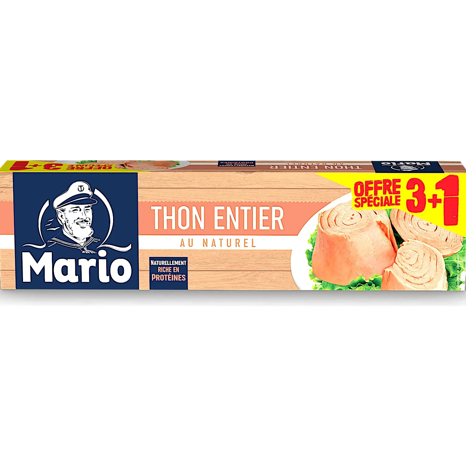 Thon au naturel Fitness 4x80g - MARIO