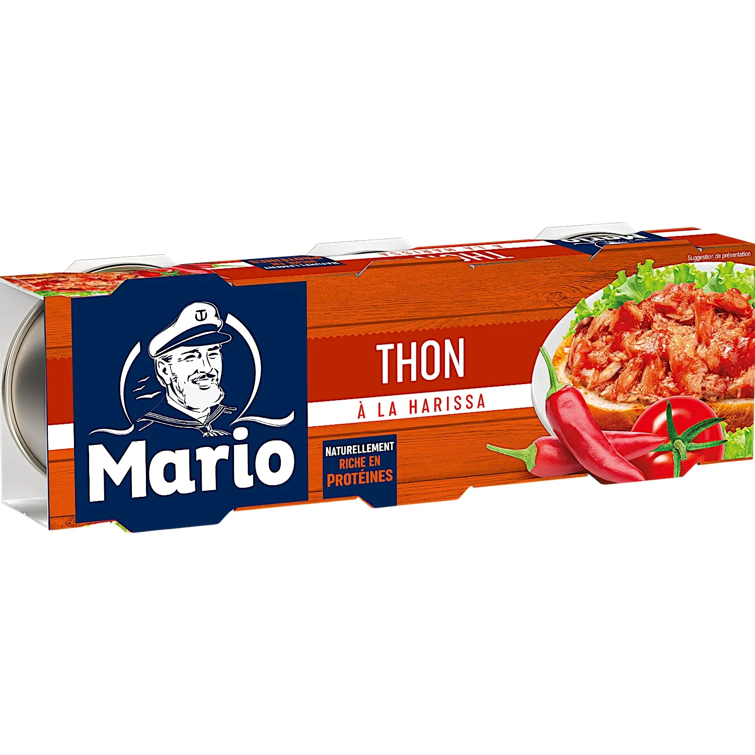 Thon à la sauce piquante 3x80g - MARIO