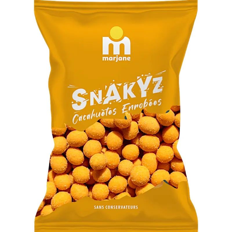 Cacahuètes enrobées au fromage 150g - MARJANE