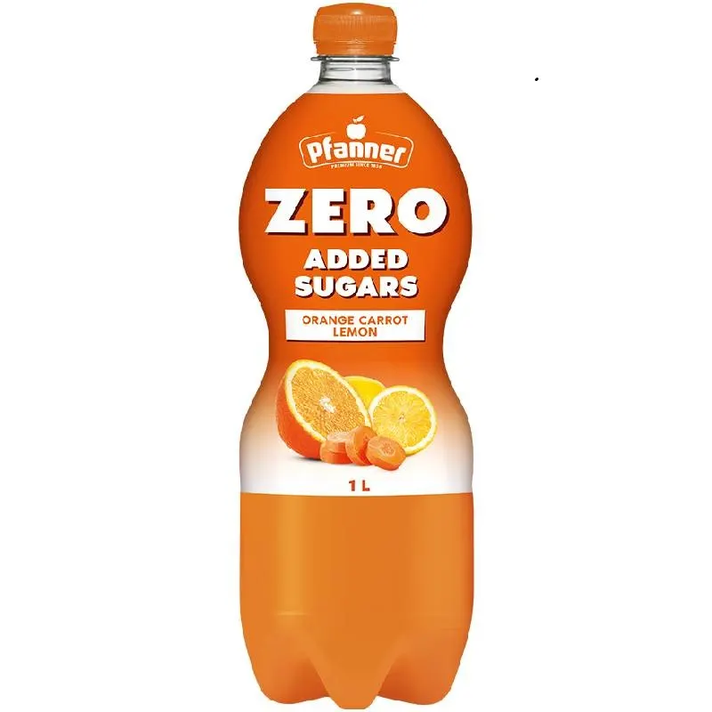Pfanner Boisson orange carotte et citron 25% de fruits sans sucres ajoutés 1L