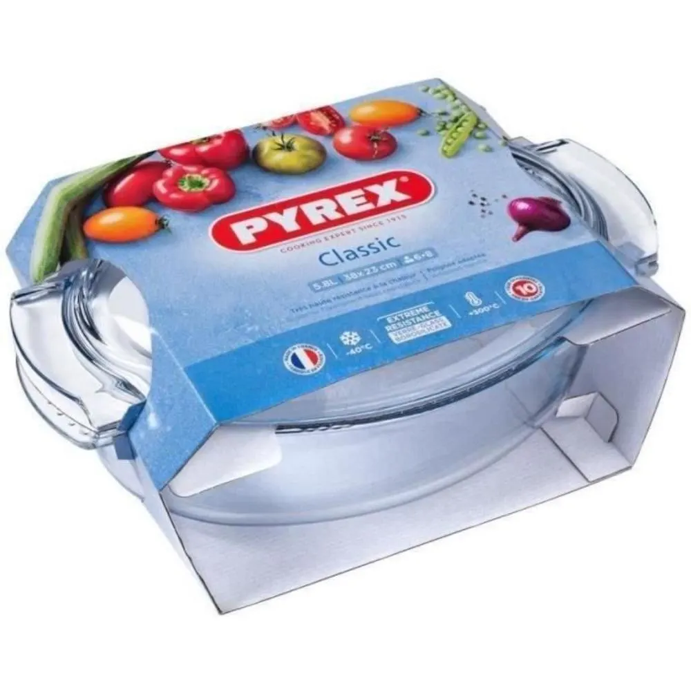 Cocotte ovale en verre 5,8L - PYREX