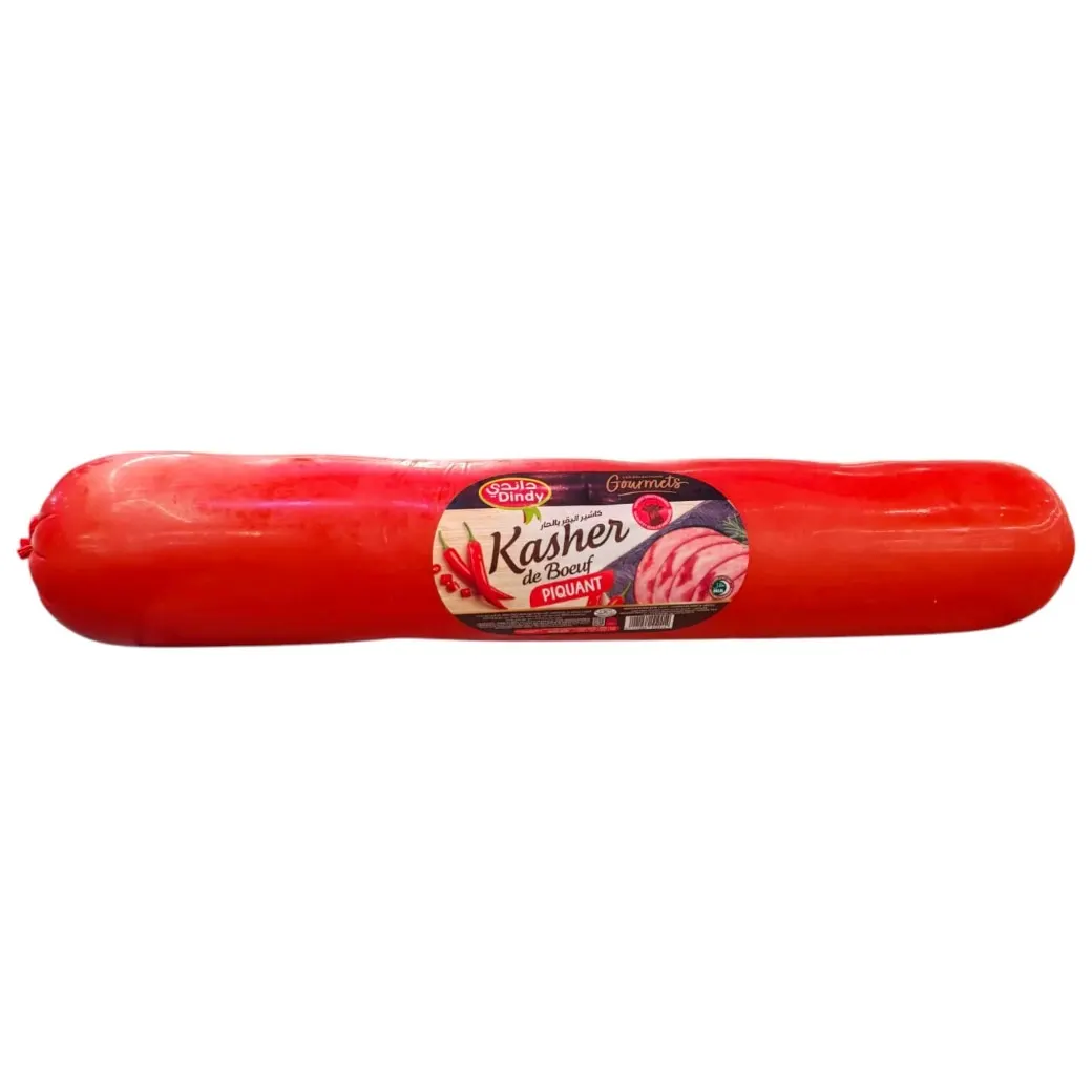 Saucisson de bœuf piquant 100g - DINDY 