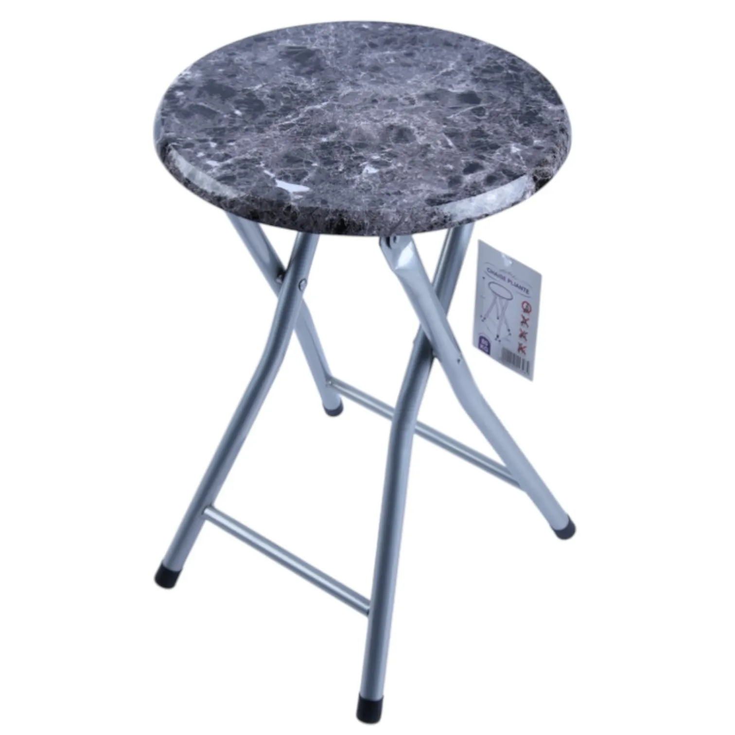 Tabouret pliable 30 × 30 × 45 cm marron