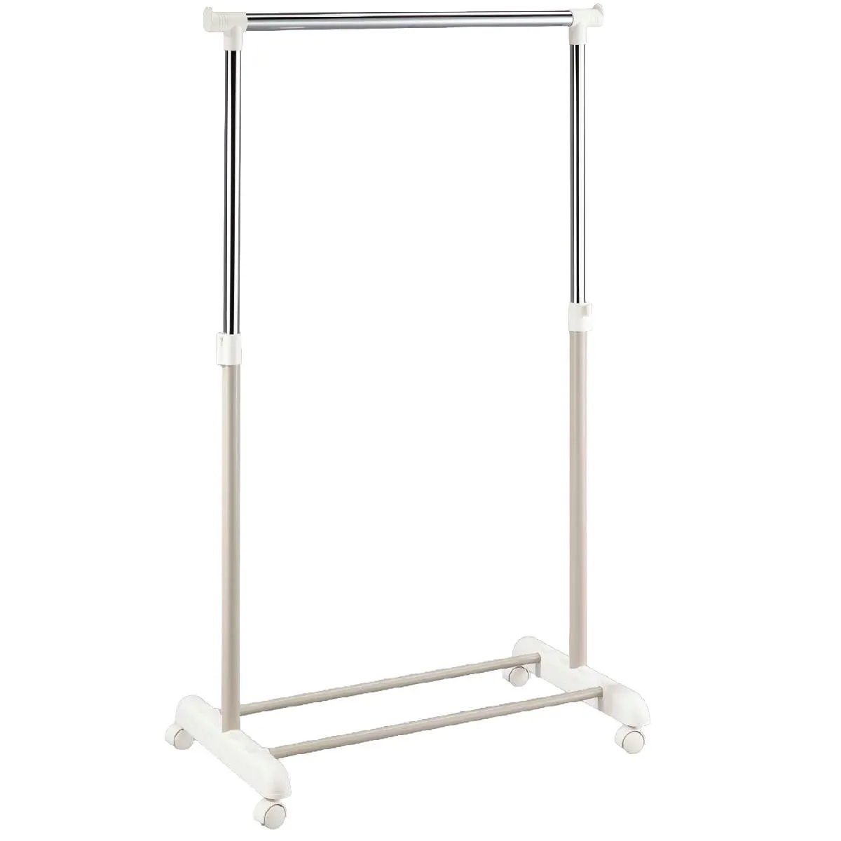 Portant modulable gris 80x43xH 90/160cm