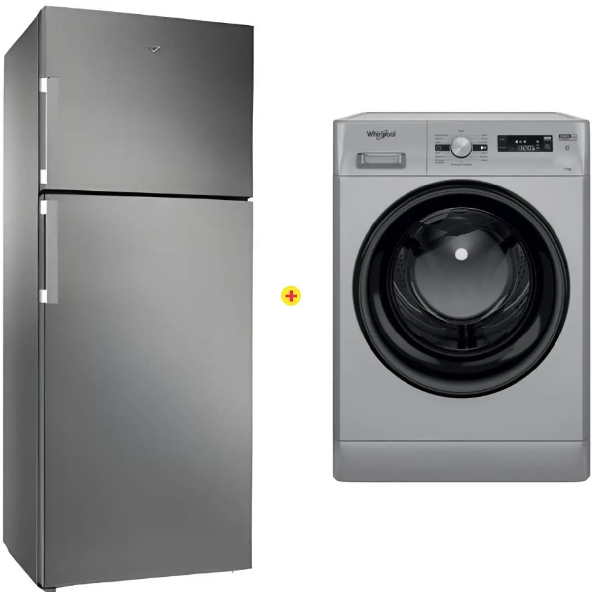 Réfrigérateur WTMF 700460 XNA + machine à laver FFWS 7235 SB NA - WHIRLPOOL