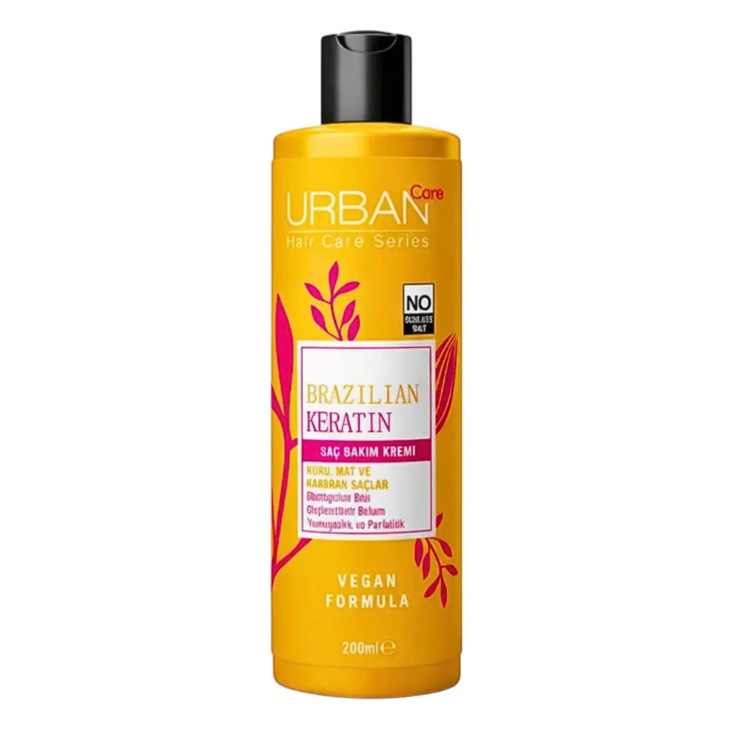 Après shampoing brazilian keratin 200ml - URBAN CARE