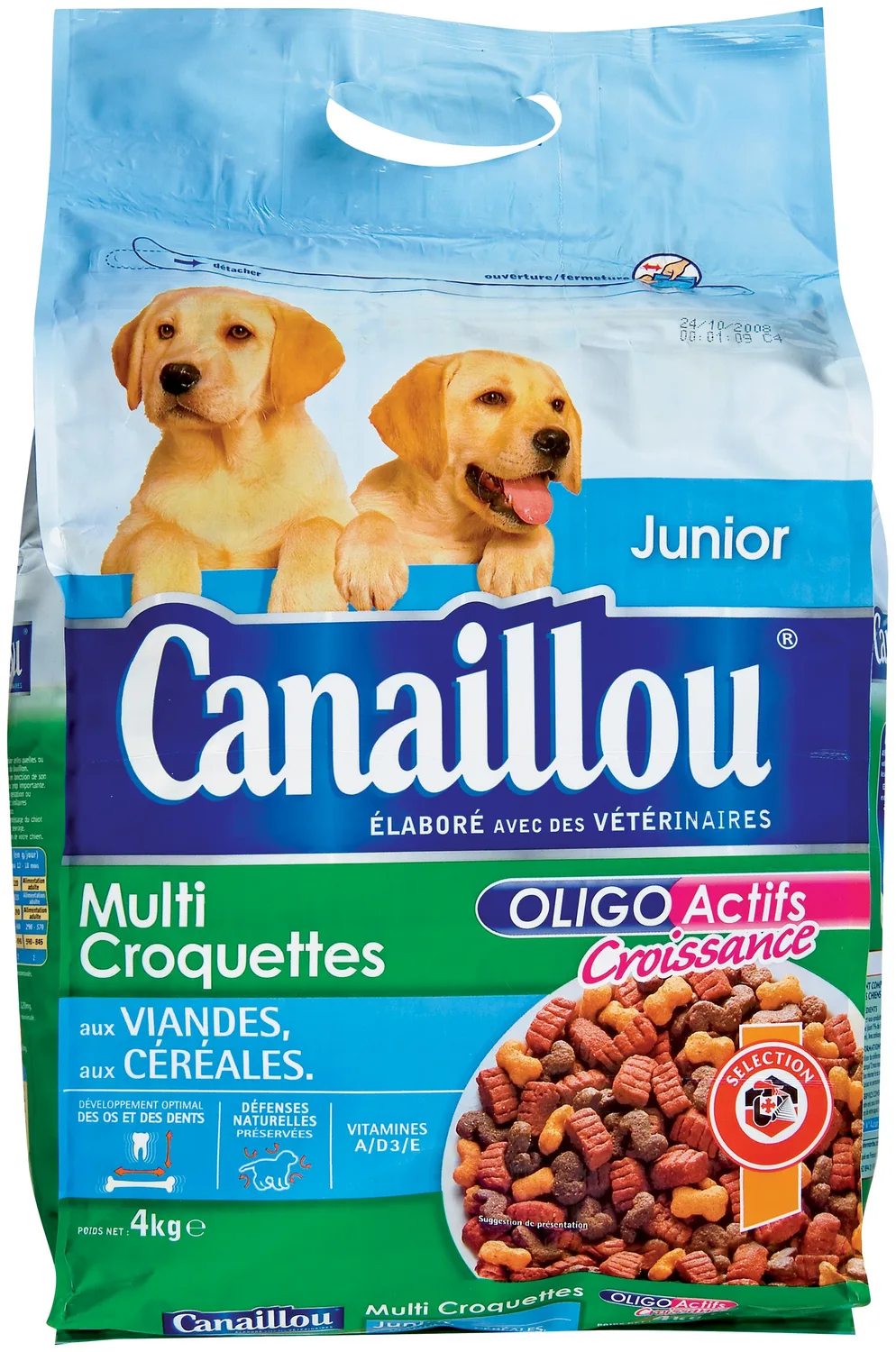 Intermarché - Multi croquette junior 4kg - CANAILLOU