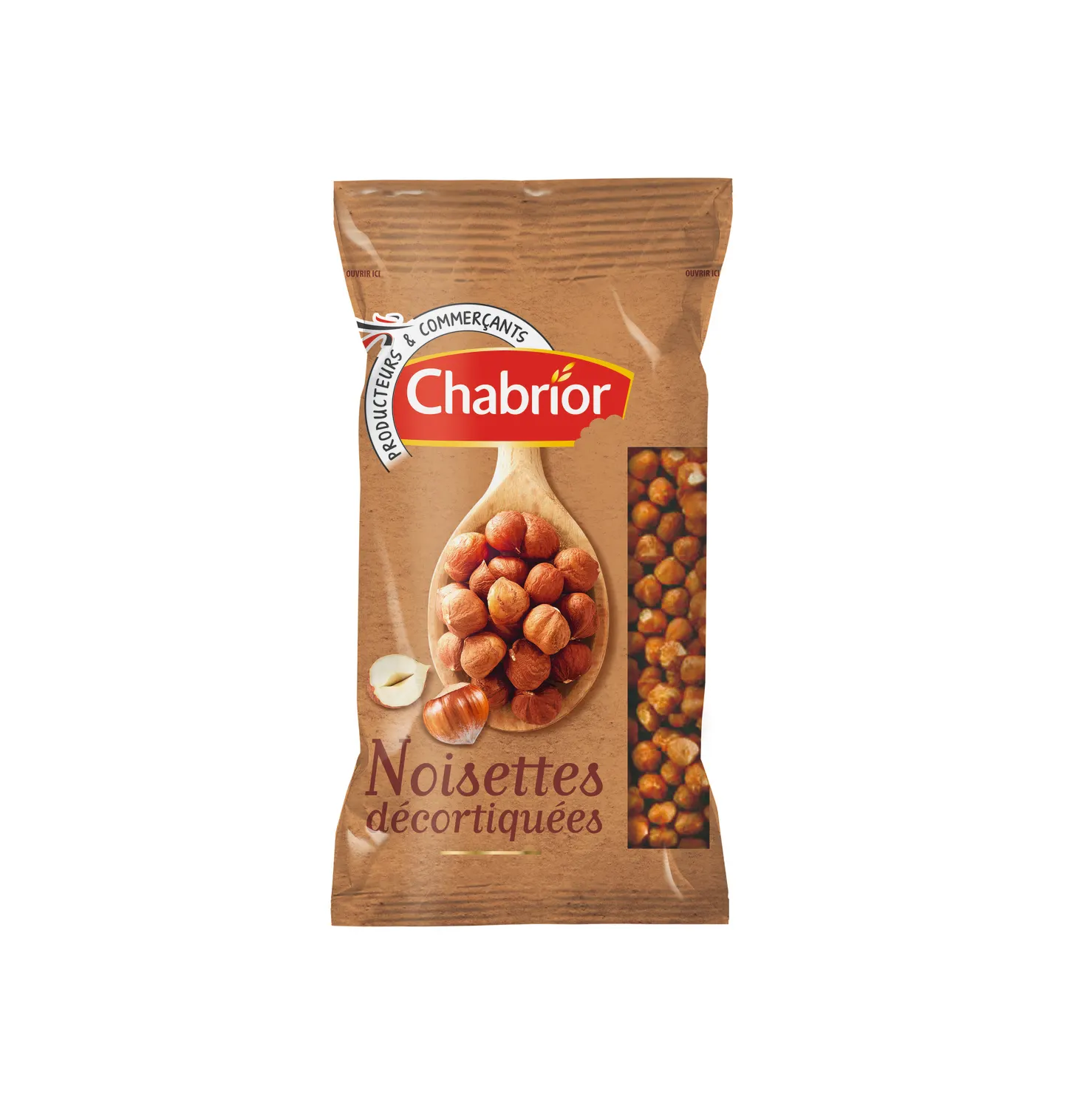 Intermarché - Noisettes décortiquées 125g - CHABRIOR