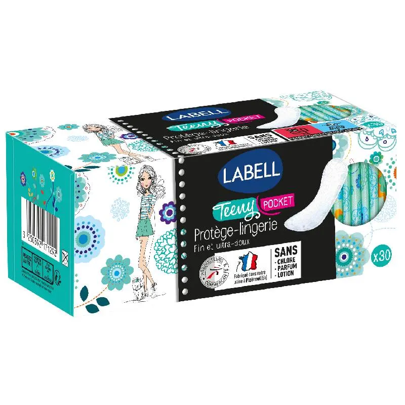 Intermarché - Protège-slips Teeny pocket x30 - LABELL