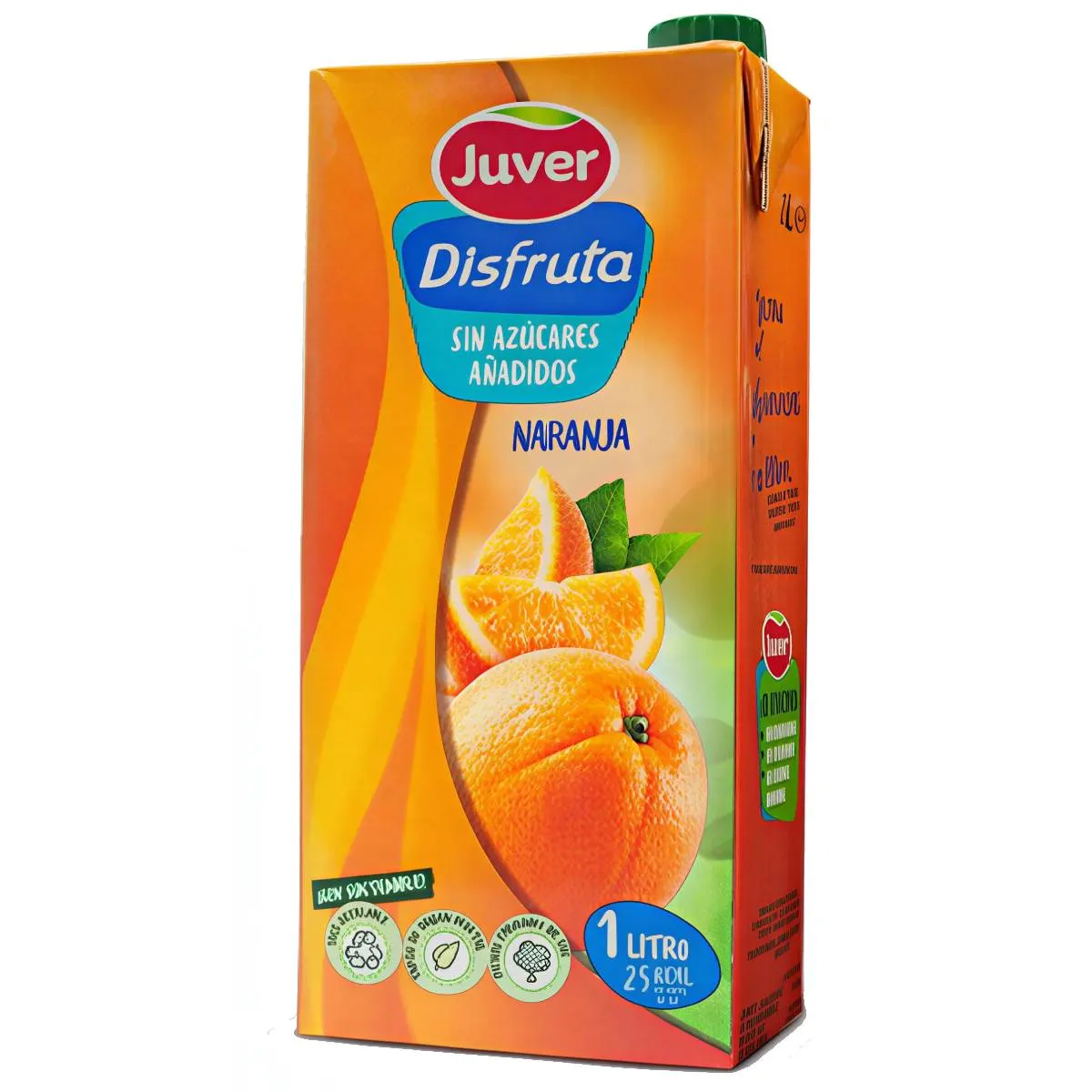 Juver Disfruta jus d'orange sans sucres ajoutés 1L