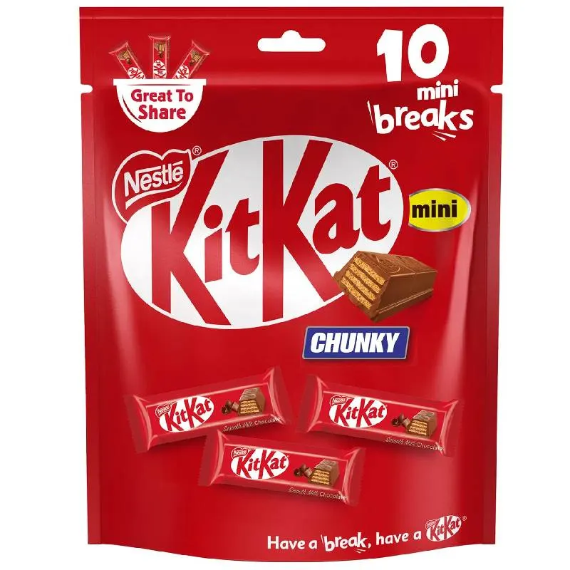 Chunky Mini Bag chocolat au lait 160g - KIT KAT