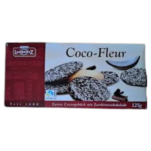 Biscuits chocolat Coco-Fleur 125 g -LAMBERTZ