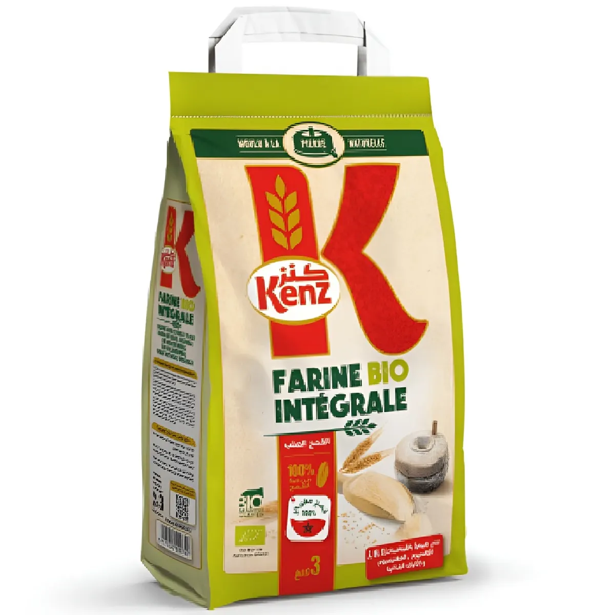 Farine complète bio 3Kg - KENZ