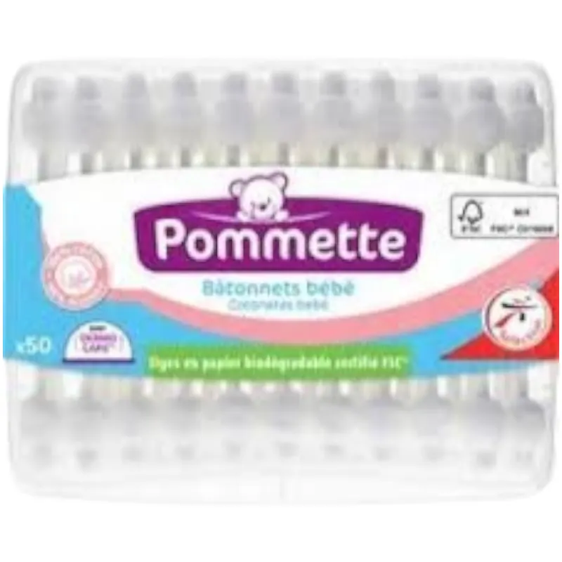 Bâtonnets bébé boite de 50 - POMMETTE  