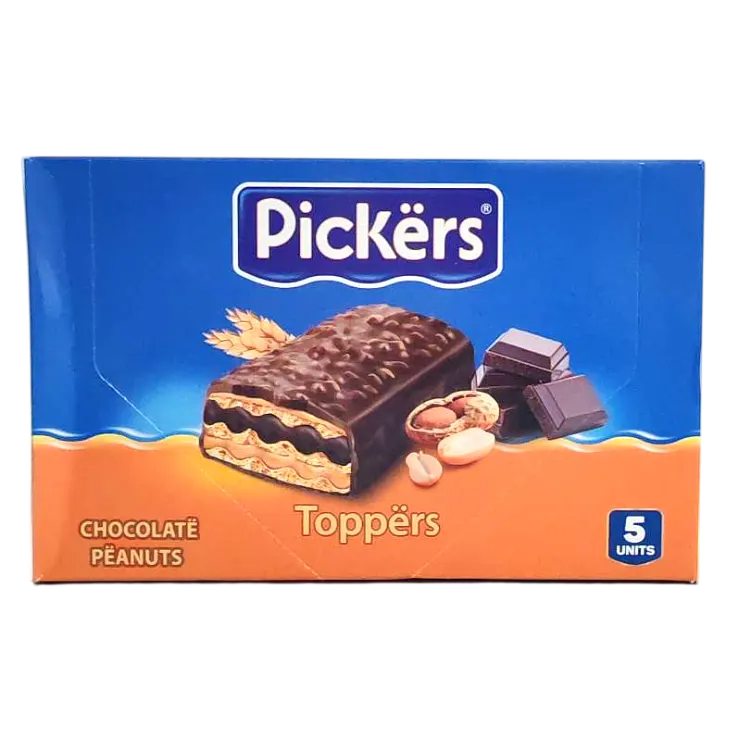Biscuits toppers cacahuète  5x35g - Pickërs 