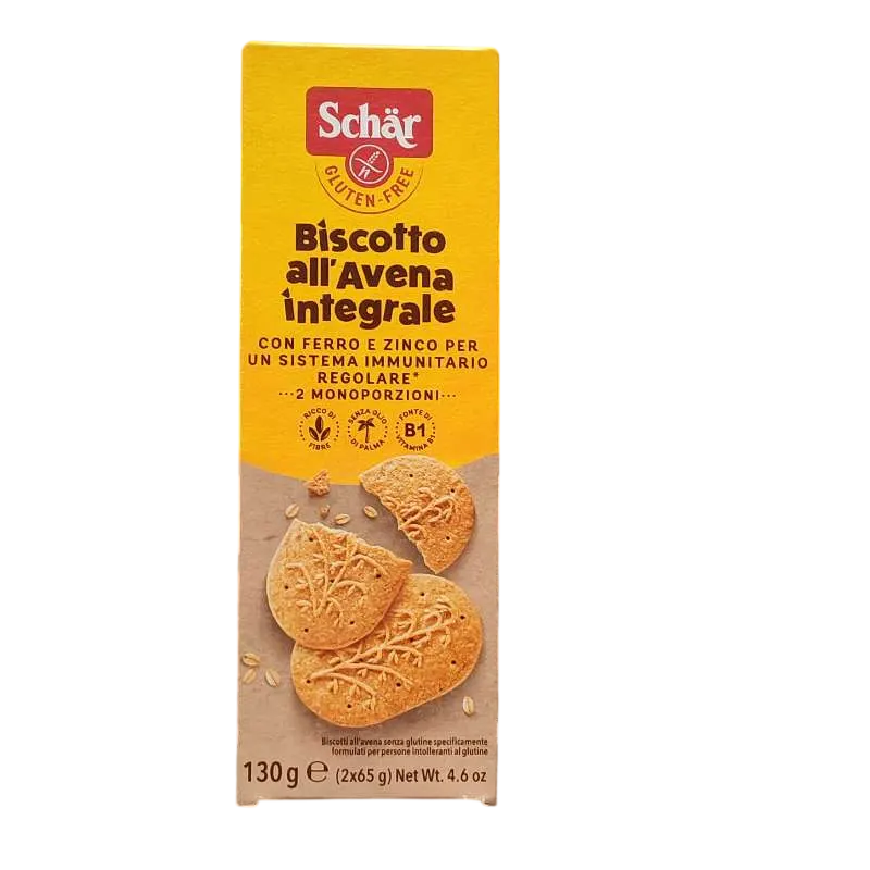Biscuits à l'avoine sans gluten 130g - SCHÄR