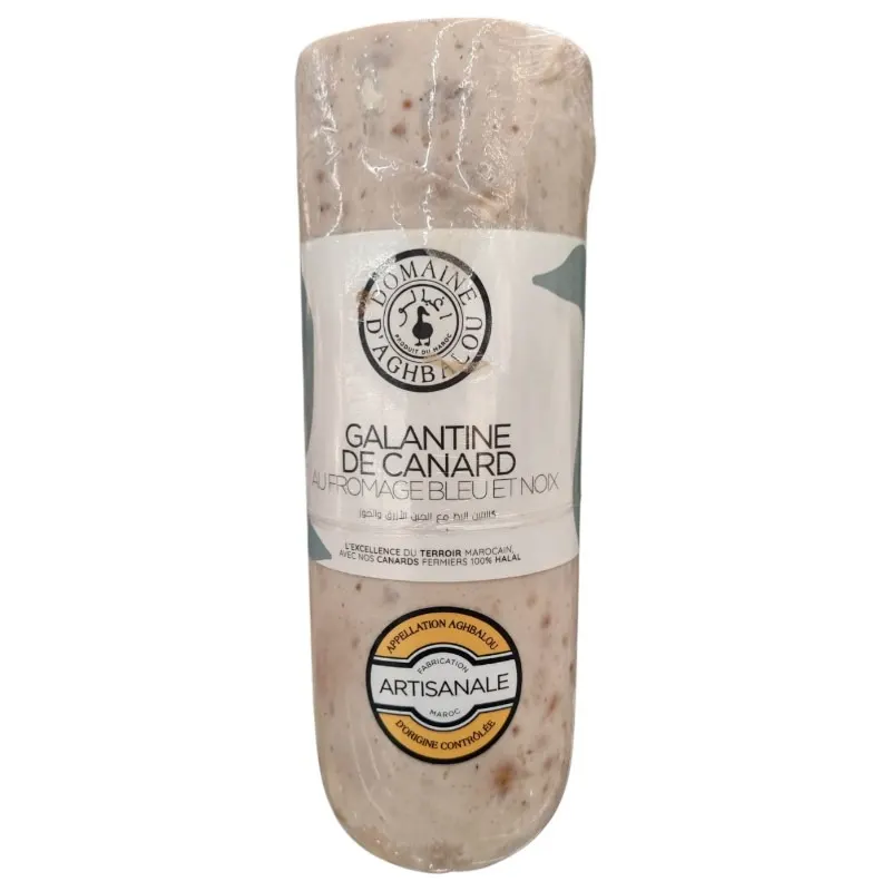 Galantine de canard bleu noix 100g - AGHBALOU