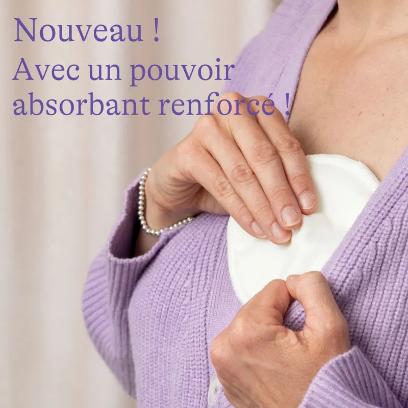 Coussinets d'allaitements lavables 4 pa - LANSINOH - vue 2
