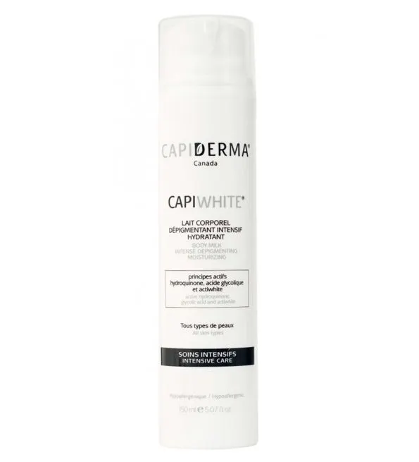 Lait corporel dépigmentant intensif hydratant 150 ml - CAPIDERMA