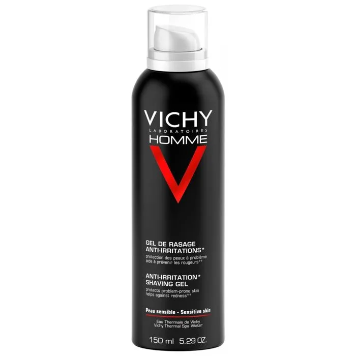 Gel crème de rasage homme anti irritations hypoallergénique 150ml - VICHY