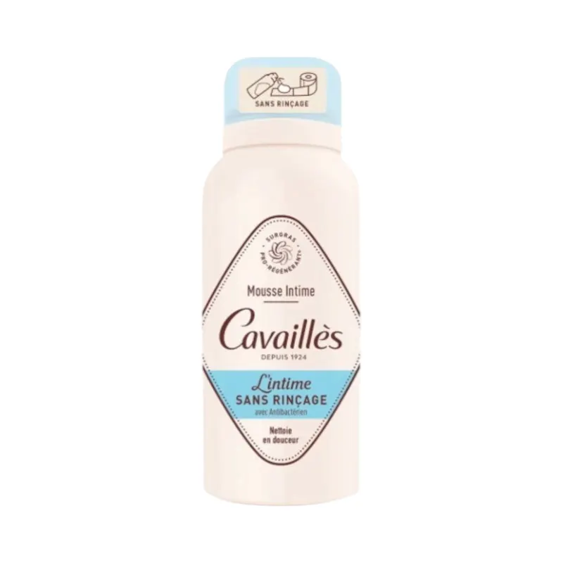 Rogé mousse intime sans rinçage antibactérien 100Ml - CAVAILLES