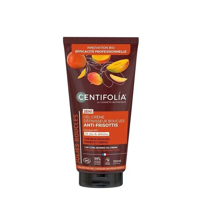 Gel crème définis boucles 2en1 150 ml -CENTIFOLIA