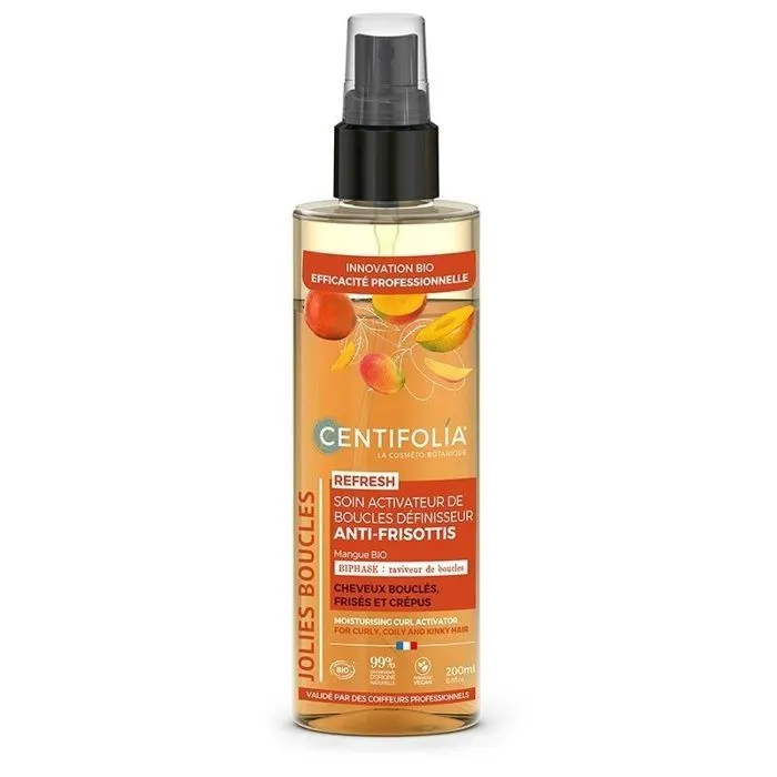 Soin activateur de boucles, anti frisottis 200ml - CENTIFOLIA