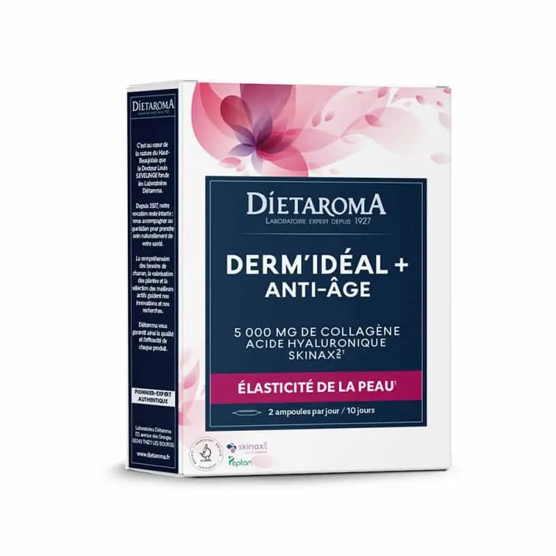 Dermidéale anti-âge collagène ac hyaluronique 20 ampoules -DIETAROMA