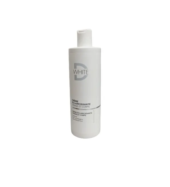 Dwhite créme eclaircissante visage et corps 400ml - D-WHITE