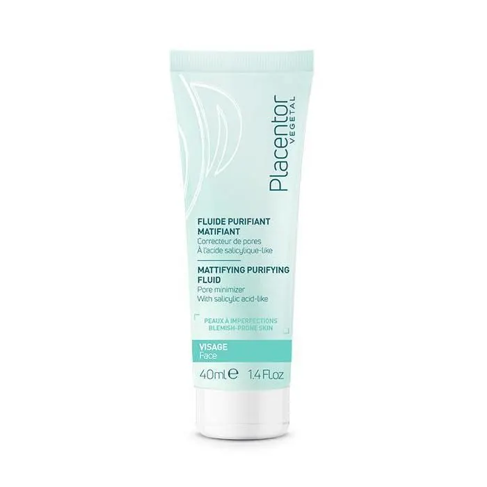 Fluide purifiant matifiant correcteur de pores 40ml - PLACENTOR