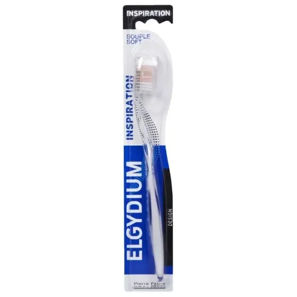 Brosse à dents inspiration souple tête étroite manche ergonomique - ELGYDIUM